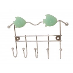 PERCHA QUINTUPLE METAL BAÑO...