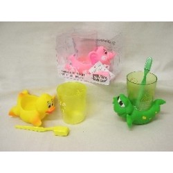 JUEGO VASO Y CEPILLO ANIMAL...