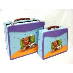JUEGO 2 MALETAS OSO...