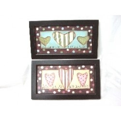 CUADRO MARCO CORAZONES...