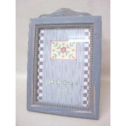 PORTAFOTOS MADERA AZUL PARA...