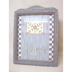 PORTAFOTOS MADERA AZUL PARA...