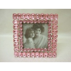 PORTAFOTOS CUADRADO ROSA...