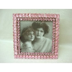 PORTAFOTOS CUADRADO ROSA...