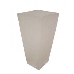 FLORERO CRISTAL CONICO MATE...