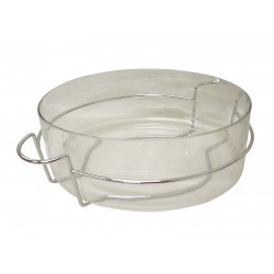 ENSALADERA CRISTAL METAL...