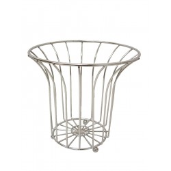 FRUTERO CROMADO REDONDO ALTO