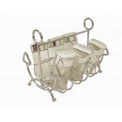 JUEGO 6 ESPECIEROS METAL ANCLA