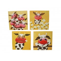 CUADRO LIENZO DIBUJO VACAS...