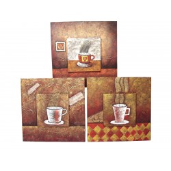 CUADRO LIENZO TAZA CAFE...