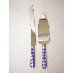 JUEGO POSTRE VICHY AZUL...