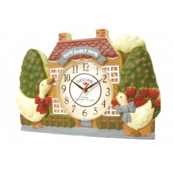 RELOJ PLASTICO PATOS CASA...