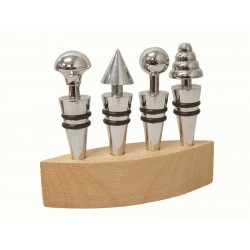 JUEGO 4 TAPONES METAL CON...