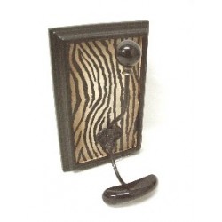 PERCHA MADERA NEGRA TIGRE...