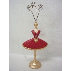 FIGURA MANIQUI PORTANOTAS ROJO