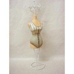 FIGURA MANIQUI MADERA METAL...