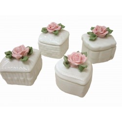 CAJA CERAMICA BLANCA...