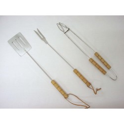 JUEGO 3 UTENSILIOS BARBACOA...