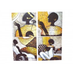 CUADRO LIENZO AFRICANOS...