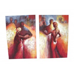 CUADRO LIENZO BAILE...