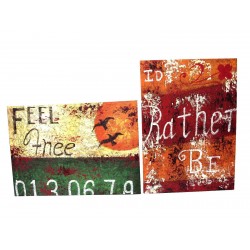 CUADRO LIENZO RETALES CARTELES