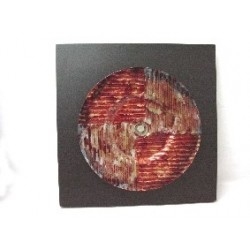 CUADRO MADERA CRISTAL PLATO...