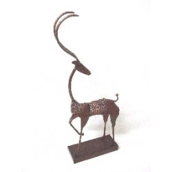 FIGURA FORJA ANTILOPE DE PIE
