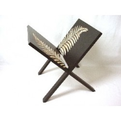 REVISTERO MADERA NEGRO...