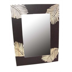 ESPEJO RECTANGULAR NEGRO...