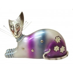 FIGURA RESINA GATO TUMBADO...