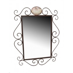 ESPEJO PARED FORJA DIBUJO...