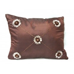 FUNDA COJIN RECTANGULAR MARRON