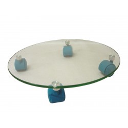 BASE RUEDAS AZUL CRISTAL...