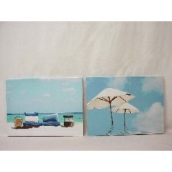 CUADRO LIENZO FOTO PLAYA...