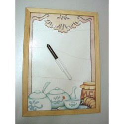 MEMO MADERA NATURAL DIBUJO...