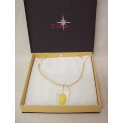 COLLAR OVALADO AMARILLO...