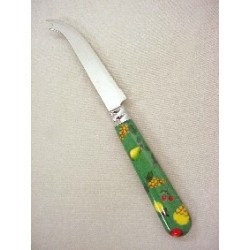 CUCHILLO DE QUESO FRUTAS VERDE