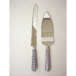 JUEGO POSTRE VICHY VIOLETA