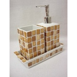 JUEGO BAÑO 3 VASO ALAS...