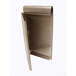 TABAQUERA PLANA PLATEADA