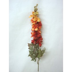 FLOR RAMA DELPHINIUM ROJO