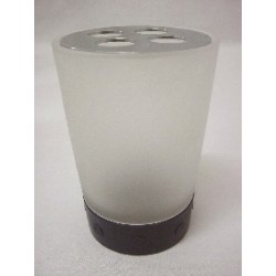 VASO CEPILLOS CRISTAL FROST...