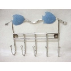 PERCHA QUINTUPLE METAL BAÑO...