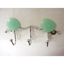 PERCHA TRIPLE METAL BAÑO...