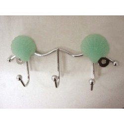 PERCHA TRIPLE METAL BAÑO...