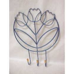 PERCHA TULIPANES MADERA...