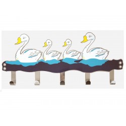 PERCHA QUINTUPLE METAL...