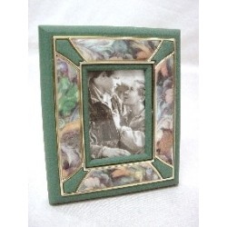 PORTAFOTOS DECORADO VERDE...