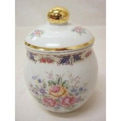 BOTE DECORADO FLORES TAPA...