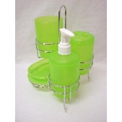 JUEGO BAÑO SOPORTE 4 PIEZAS...